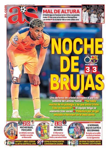 Las portadas de AS de noviembre