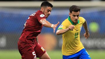 Brasil y Venezuela empataron 0-0 en la Copa América 2019