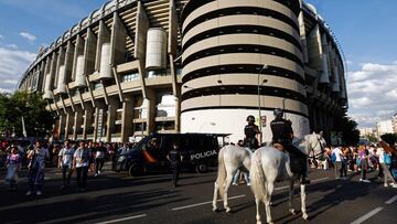 Más de 1.800 efectivos velarán por la seguridad del Madrid-PSG