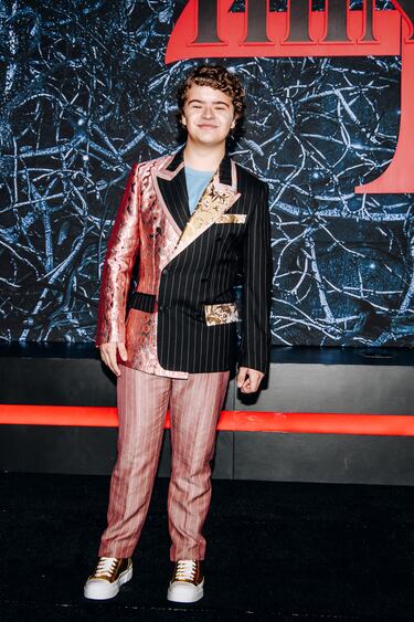 El actor que interpreta a Dustin Henderson en 2022.