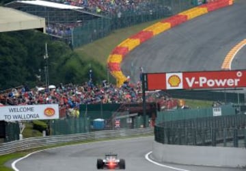 Las imágenes de la calificación en el circuito de Spa