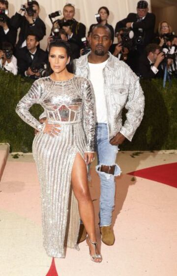 Nueva York, 2/05/2016, Kim Kardashian y su pareja Kanye West