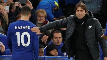 Hazard: la llegada de Conte complicaría su fichaje