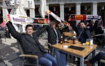 Roman invasion: the centre of Madrid awash with Roma colours