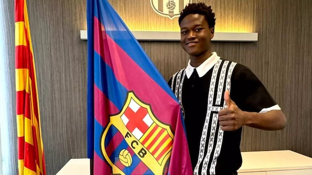 El Barcelona renueva a Baba Kourouma, otra perla de La Masia