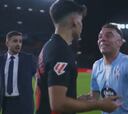 DAZN capta lo que Aspas soltó en caliente a Gerard Martín tras la polémica: Flick, de por medio