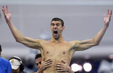 ?Qu谷 fue de# Phelps, el rey de los Juegos que sufre depresi車n?