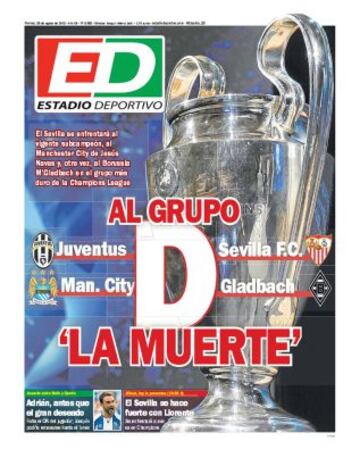 Portadas de la prensa deportiva