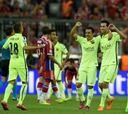 El Barça celebra el pase de la Juventus a la final de Berlín