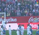 El espectacular gol de tiro libre de Griezmann ante Sevilla