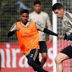 James vuelve a la convocatoria del Madrid luego de 2 semanas