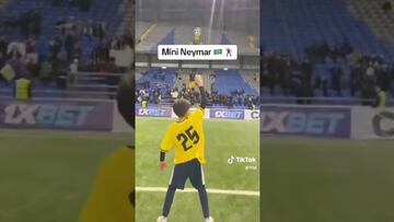 Vídeo: El niño que cobra penales y celebra como Neymar que ya es viral en redes