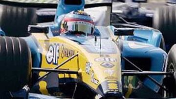 <b>TOMA DE CONTACTO. </b>La primera sesión del Gran Premio de Italia sirvió al equipo Renault para probar distintas modificaciones en su monoplaza.