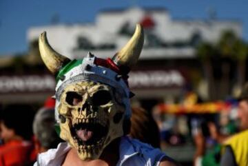 Fan mexicano en la pasada Copa Confederaciones. 