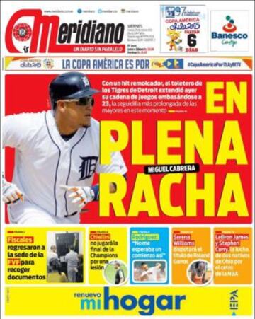 Portadas de la prensa deportiva