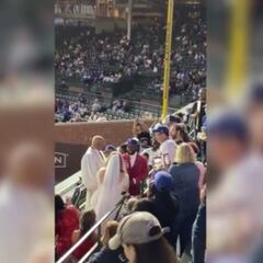 Video: Dream wedding at Wrigley Field