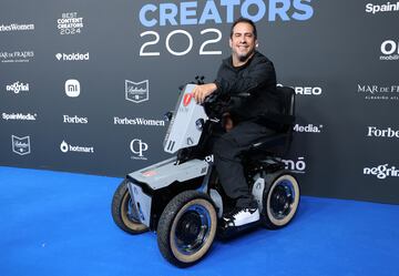 Juan Manuel Montilla 'El Langui' asiste a la gala de entrega de los Premios Forbes Best Content Creators 2024.