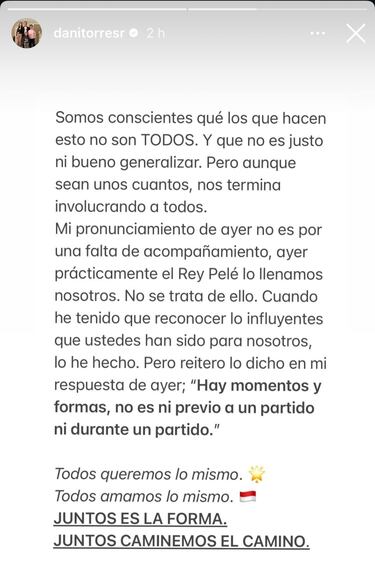 Daniel Torres acusa a hinchas de Santa Fe: “Empezaron a golpear el bus e insultarnos”