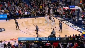 Así ha sido el partido de Zion, un ciclón que cada vez va a más en la NBA