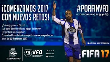 El Deportivo anuncia que formará su equipo e Sports