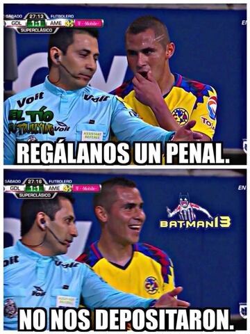 El humor de los memes no perdonan a Chivas y América