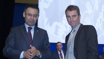 Bartomeu y Robert, los hombres clave del Bar&ccedil;a en materia de fichajes.
 