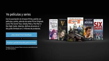 Amazon Prime Video, uno de los servicios que incluye Amazon Student