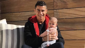 Cristiano Ronaldo: incre&iacute;ble parecido de su hija Alana Martina con Georgina. Foto: Instagram