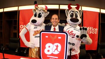 Diablos Rojos del México presentan logo conmemorativo por 80 aniversario