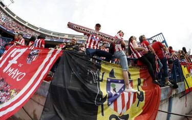 Las peñas quieren dotar de alma atlética al Wanda Metropolitano