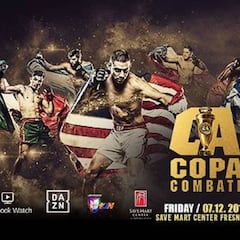 Copa Combate: horario, TV, cartelera y cómo ver online MMA