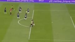 El gran pase de gol de Villanueva que festejó Sierra en Arabia