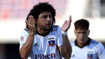 Futbol, Deportes La Serena vs Colo Colo.
 Fecha 2, campeonato Nacional 2022.
 El jugador de Colo Colo Maximiliano Falcon es fotografiado durante el partido de primera division contra Deportes La Serena disputado en el estadio La Portada de La Serena, Chil