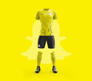 ¿Cómo serían los uniformes de fútbol de Facebook, Twitter...?