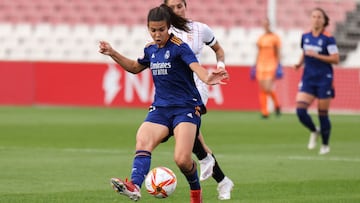 Claudia Florentino con el Real Madrid.