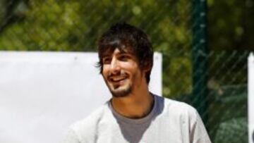 Dani Díez durante un acto promocional.