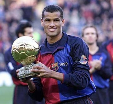 Rivaldo fue gran figura en su paso por el Barcelona.