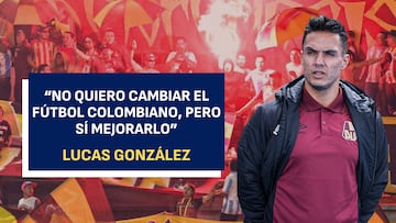 “No quiero cambiar el fútbol colombiano, pero sí mejorarlo”: Lucas González DT Tolima
