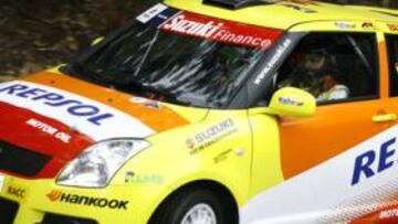 Santi Cañizares se estrenó en Ferrol como piloto de Suzuki