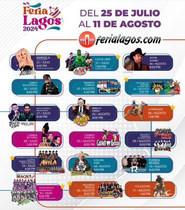 Feria de Lagos de Moreno 2024: fechas, cuánto dura, cartelera y artistas confirmados