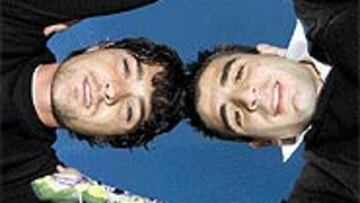 <b>GRAN PARTIDO.</B> AS juntó a los dos canteranos para conocer sus impresiones tras ser los héroes de Oviedo.