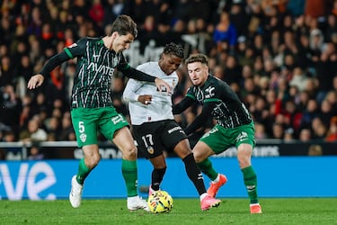 Alineación posible del Valencia ante el Burgos en Copa del Rey