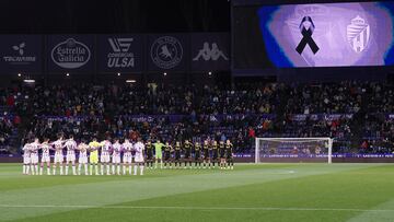 23/02/24 PARTIDO SEGUNDA DIVISION
VALLADOLID - OVIEDO
MINUTO SILENCION SINIESTRO EDIFICIO VALENCIA