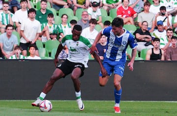 Quicala Bari fue una de las sensaciones del Racing durante el segundo tiempo contra el Alavés.
