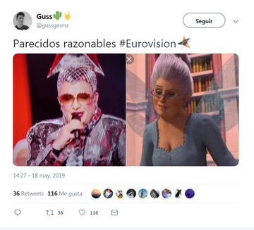 Los mejores memes de la gala de Eurovisión