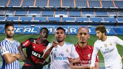 Willian Jos&eacute;, Vinicius, Casemiro, Fabinho y Lucas Silva. 