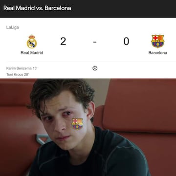 Los memes más divertidos del Real Madrid-Barcelona