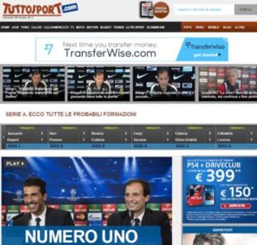 Portadas de la prensa extranjera