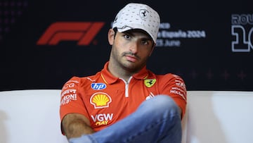 Carlos Sainz, en el GP de Espa?a.