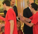 Los Príncipes elogian el juego limpio de Iker Casillas y Xavi
